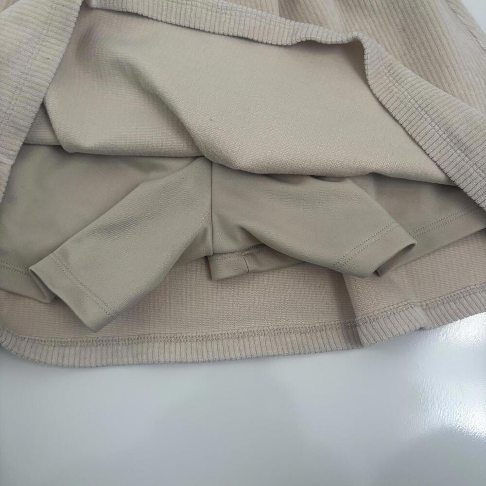 Abercrombie | Girls Beige Corduroy Mini Skirt Pleated Size 11/12 - Picture 6 of 7